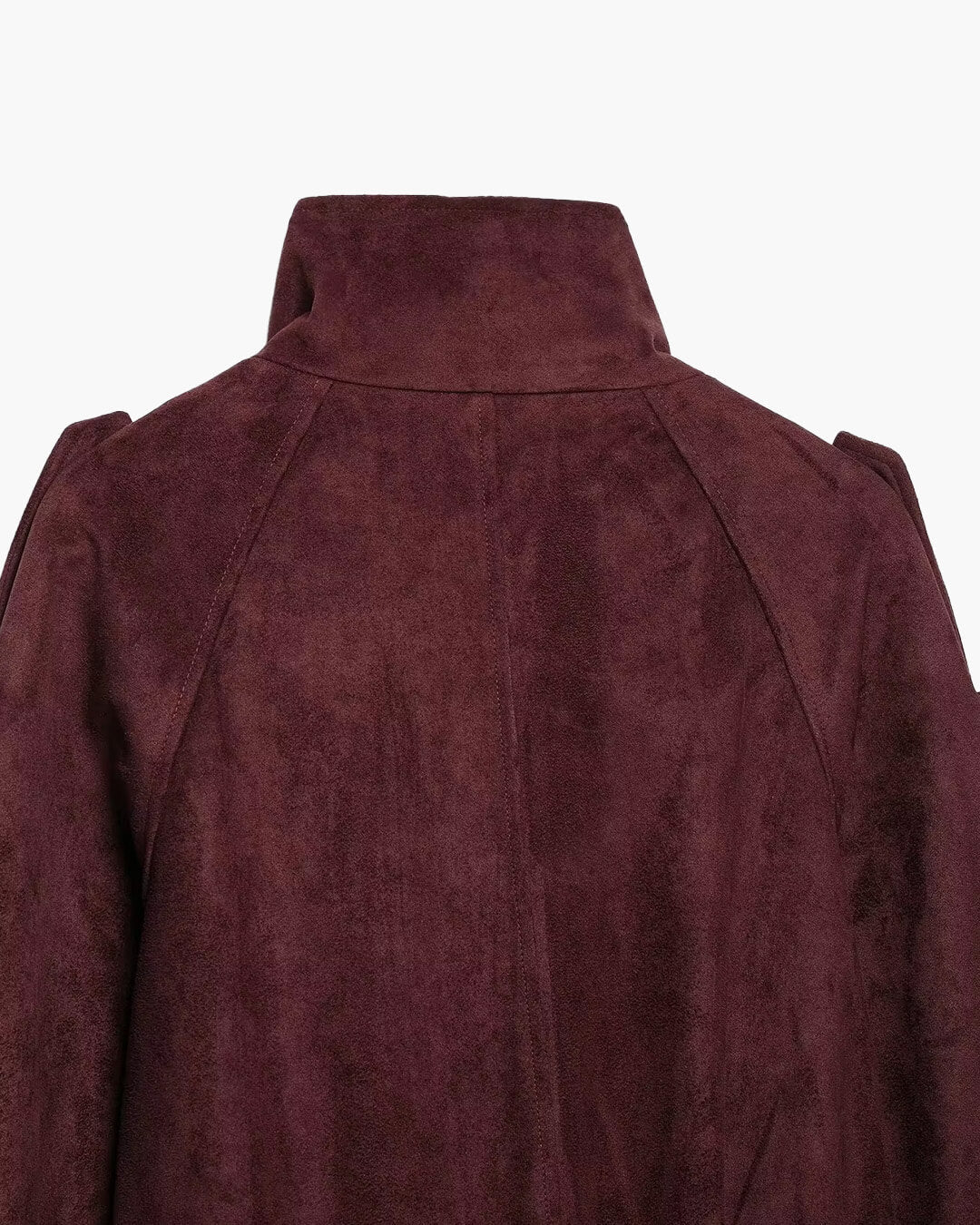 Veste Miriam col entonnoir en suède