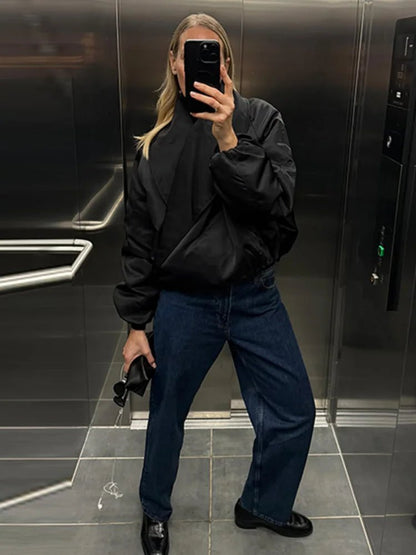 Veste bomber oversize Claudia