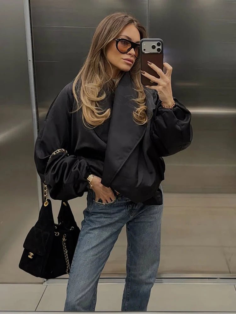 Veste bomber oversize Claudia