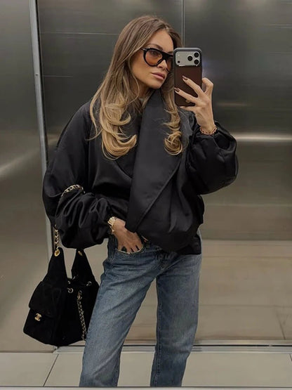 Veste bomber oversize Claudia