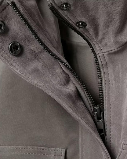 Veste courte Nina en faux suède