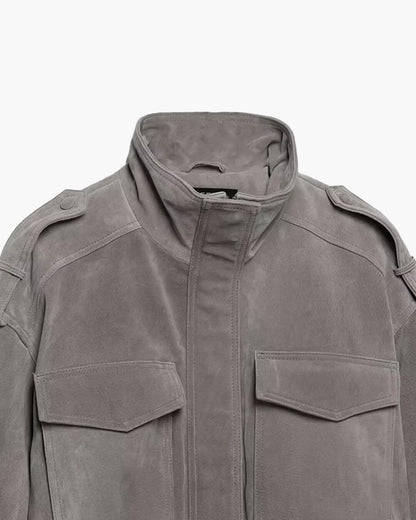 Veste courte Nina en faux suède