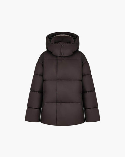 Lola Veste matelassée oversize avec capuche détachable