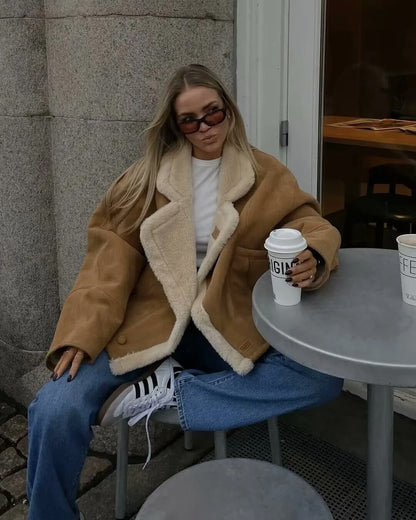 Blouson moto Jane en similicuir