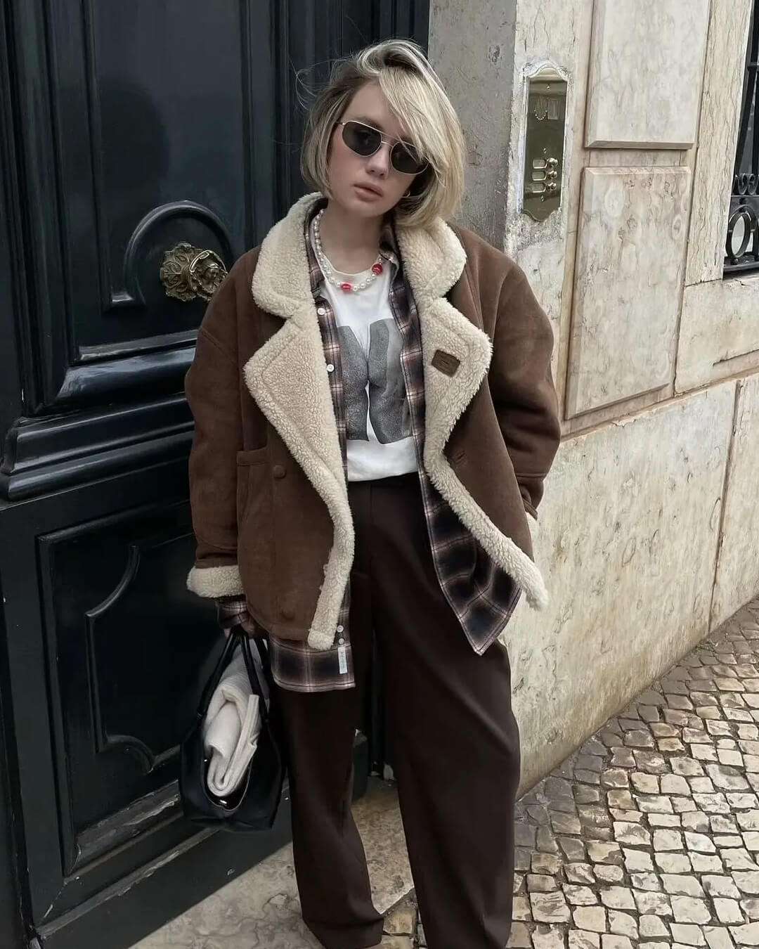 Blouson moto Jane en similicuir