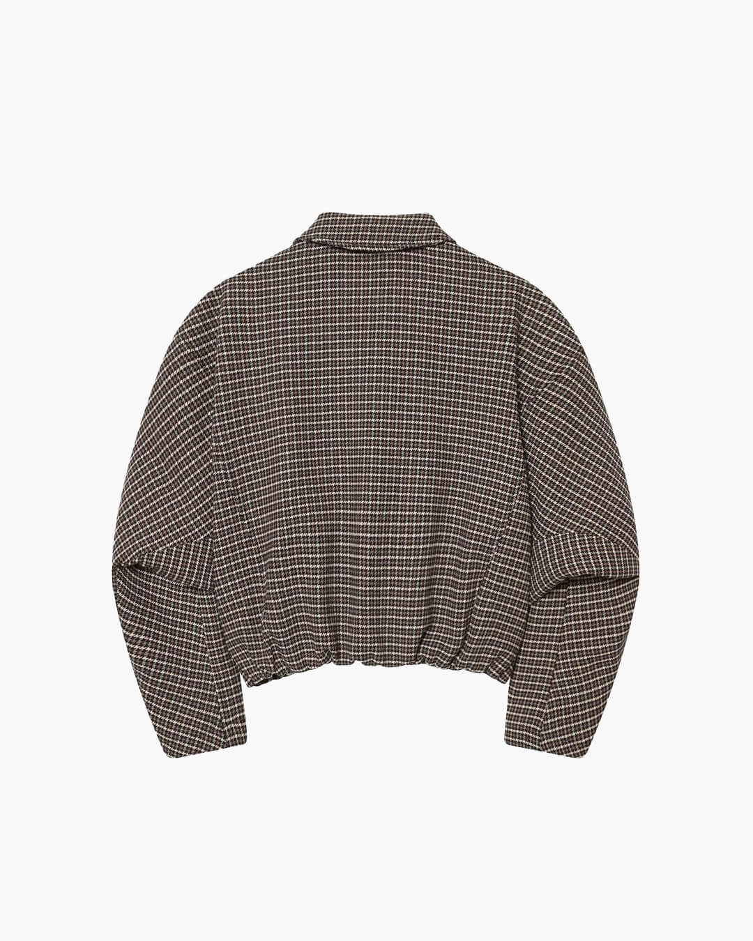 Veste zippée à motif pied-de-poule Hannah