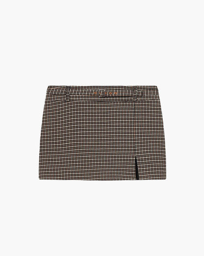 Veste zippée à motif pied-de-poule Hannah