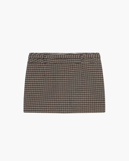 Veste zippée à motif pied-de-poule Hannah