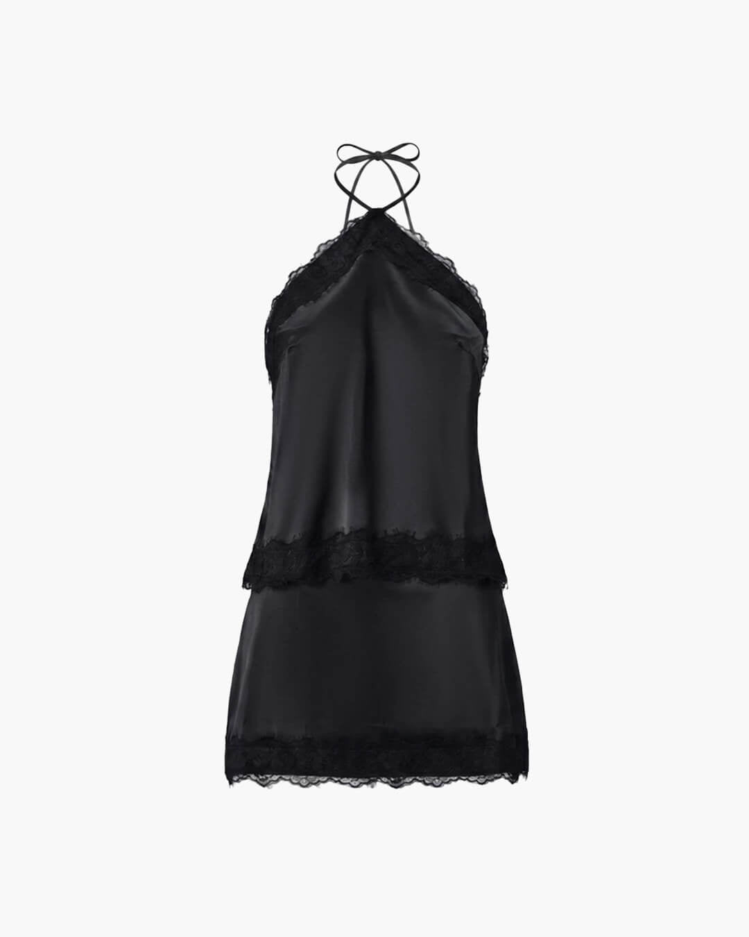 Ensemble Deux Pièces Sienna Satin Col Halter