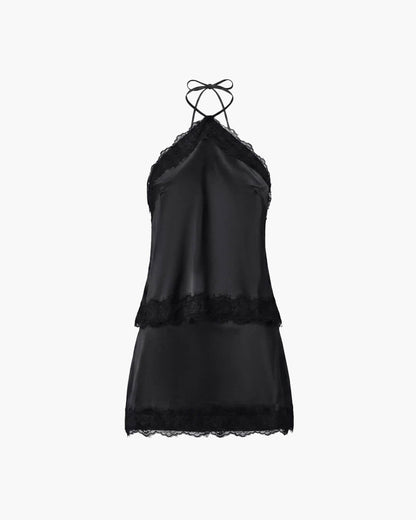 Ensemble Deux Pièces Sienna Satin Col Halter