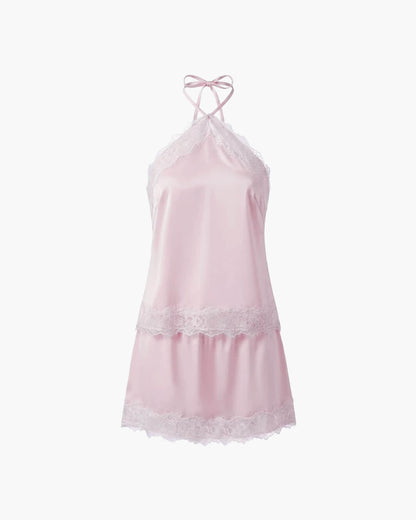 Ensemble Deux Pièces Sienna Satin Col Halter