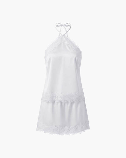 Ensemble Deux Pièces Sienna Satin Col Halter