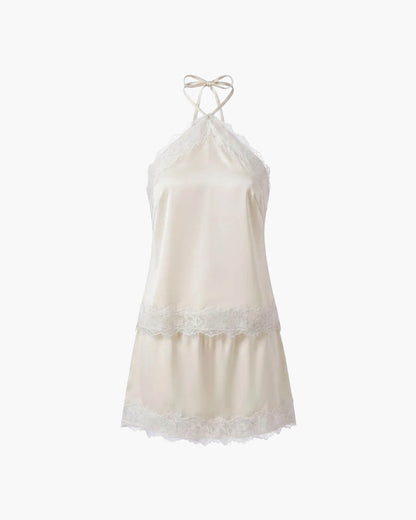 Ensemble Deux Pièces Sienna Satin Col Halter