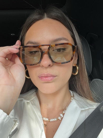 Lunettes de soleil Jenny oversize œil de chat