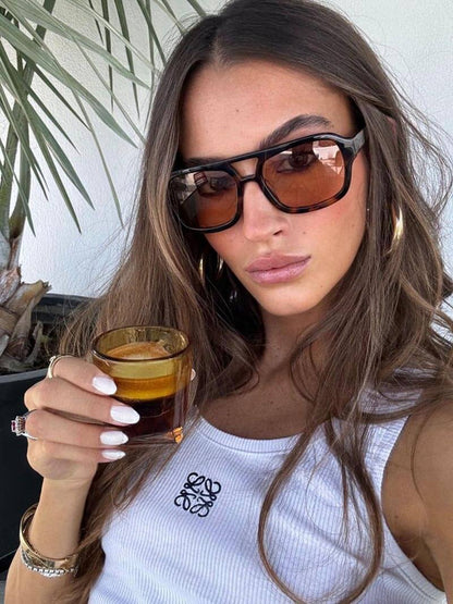 Lunettes de soleil Jenny oversize œil de chat