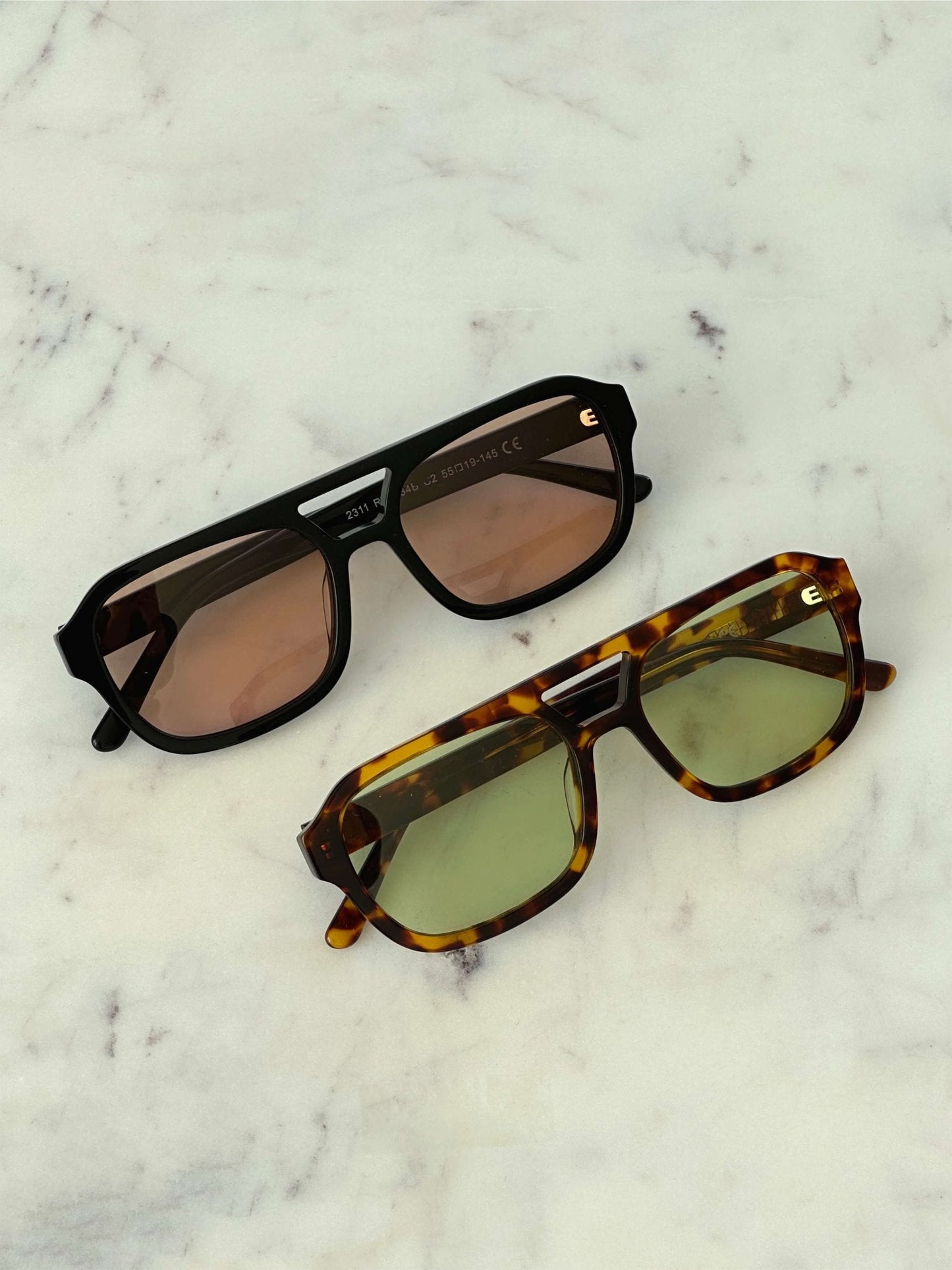 Lunettes de soleil Jenny oversize œil de chat