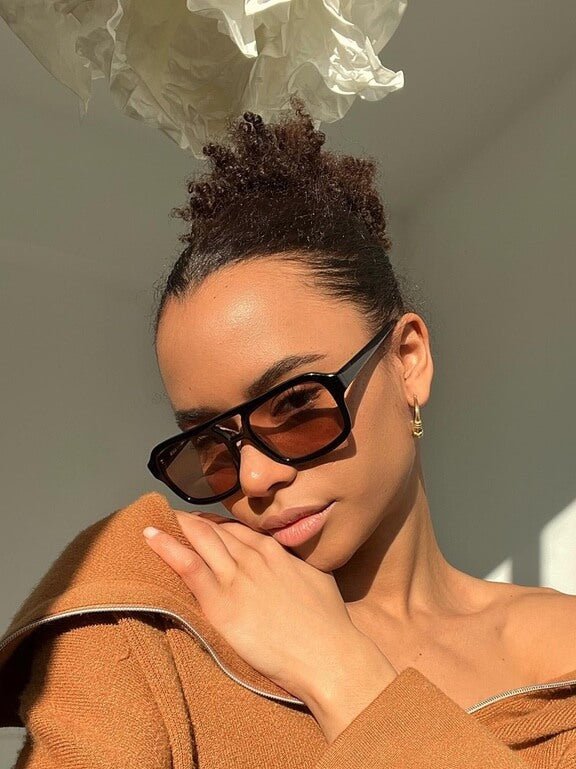 Lunettes de soleil Jenny oversize œil de chat