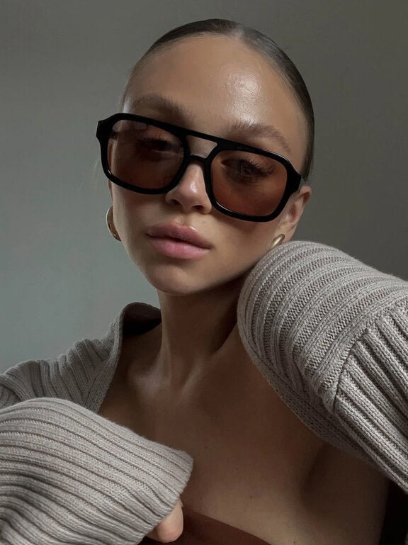 Lunettes de soleil Jenny oversize œil de chat