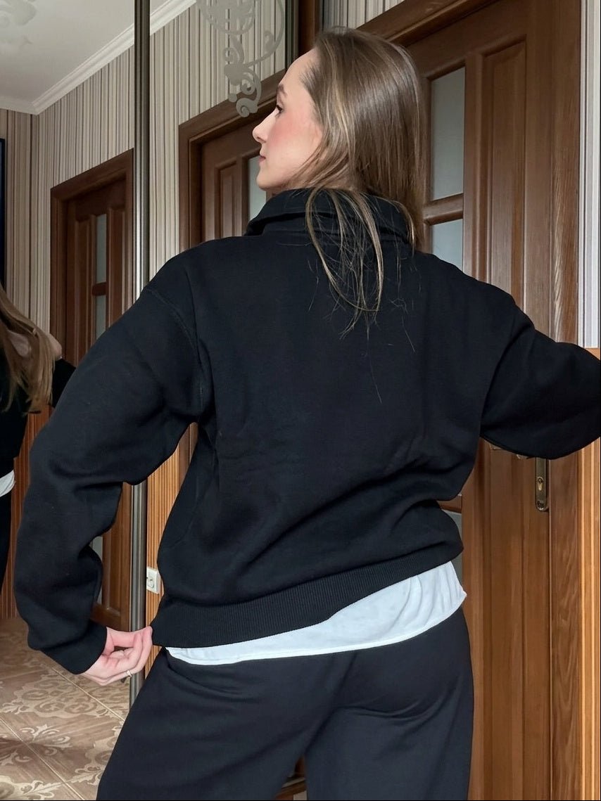Pull tricot demi-zip Alice