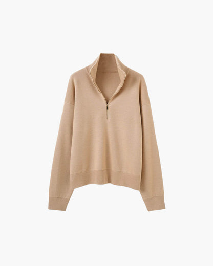 Pull tricot demi-zip Alice