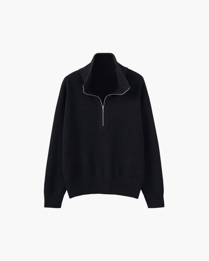Pull tricot demi-zip Alice