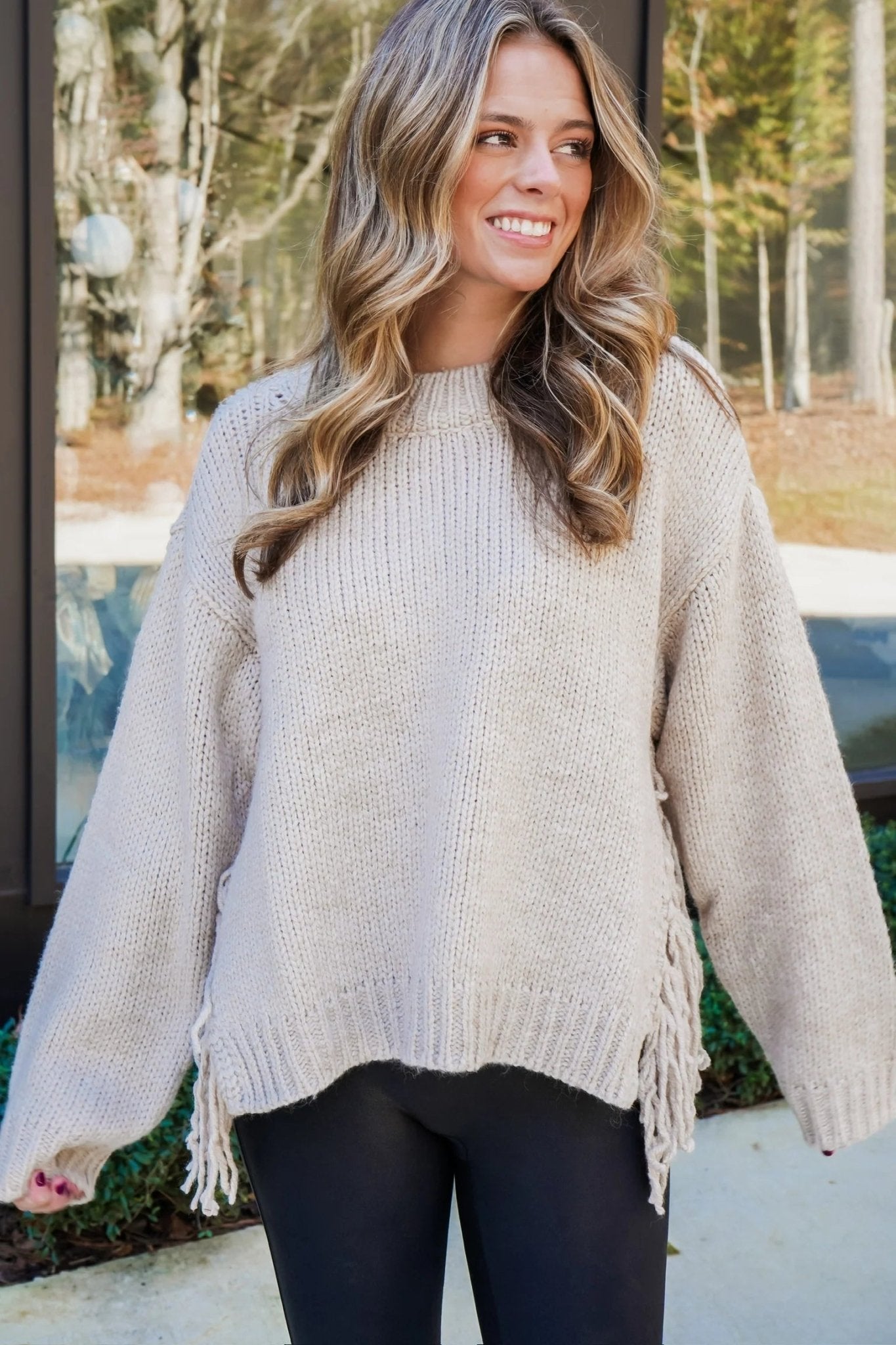 SOKYND Amy Tassel Knit Sweater SweaterSOKYND-469655-S-OS-75895S