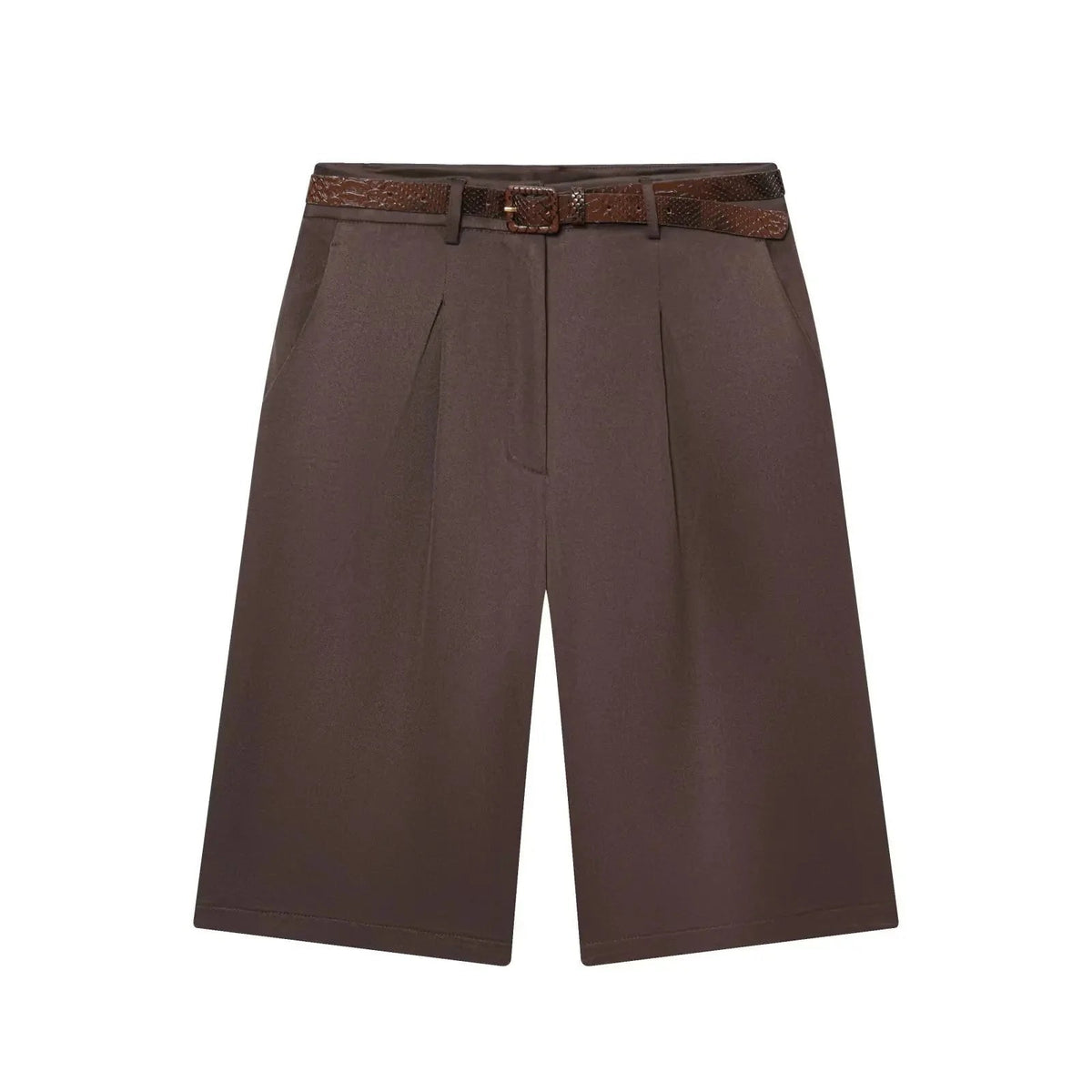SOKYND Anaïs High Waist Belted Bermuda Shorts BottomsSOKYND-906263-BLA-XS-07447BlackXS