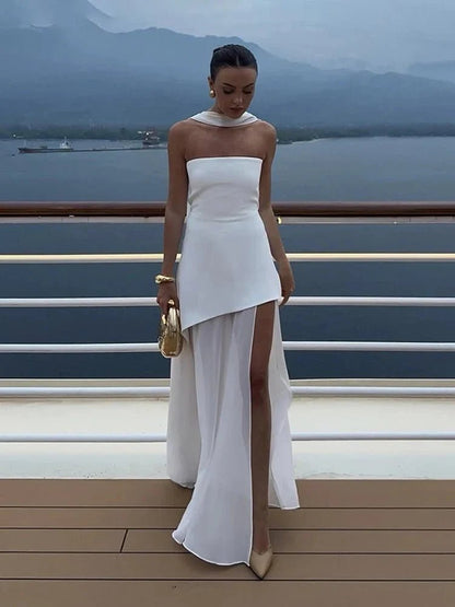 SOKYND Anika Strapless Bodice Maxi Dress DressesSOKYND-639639-WHI-S-70679WhiteS