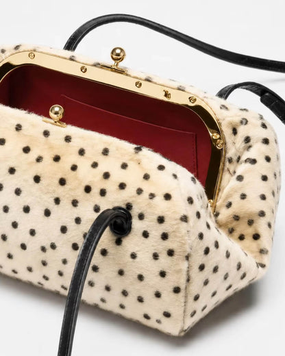SOKYND Anna Cheetah Faux Fur Shoulder Bag BagSOKYND-427991-BEI-28-67735Beige28x13x12cm