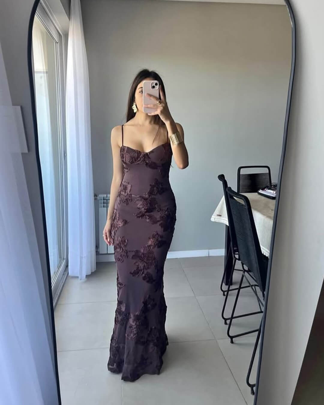 Robe de soirée Clara à nouer dans le dos