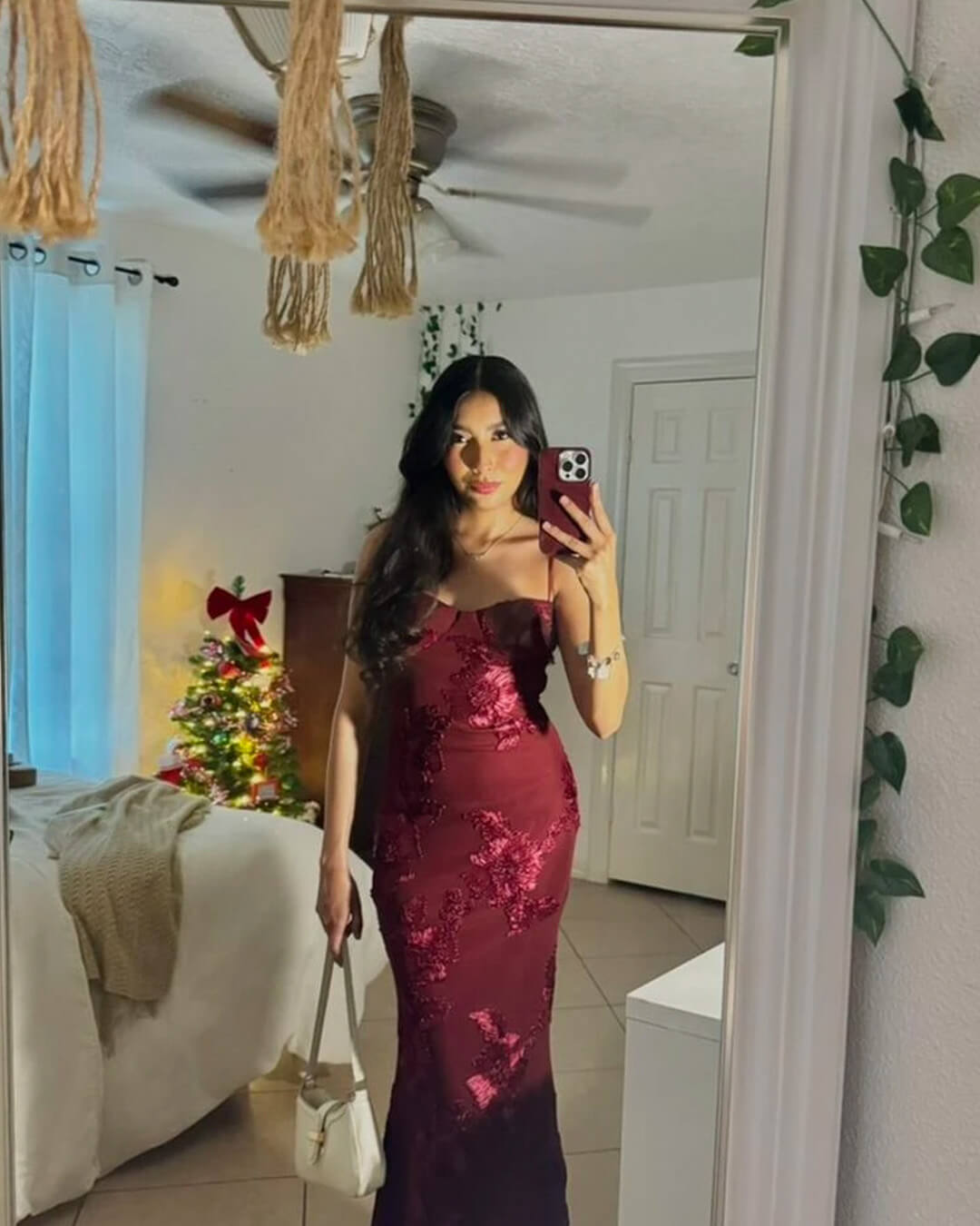 Robe de soirée Clara à nouer dans le dos