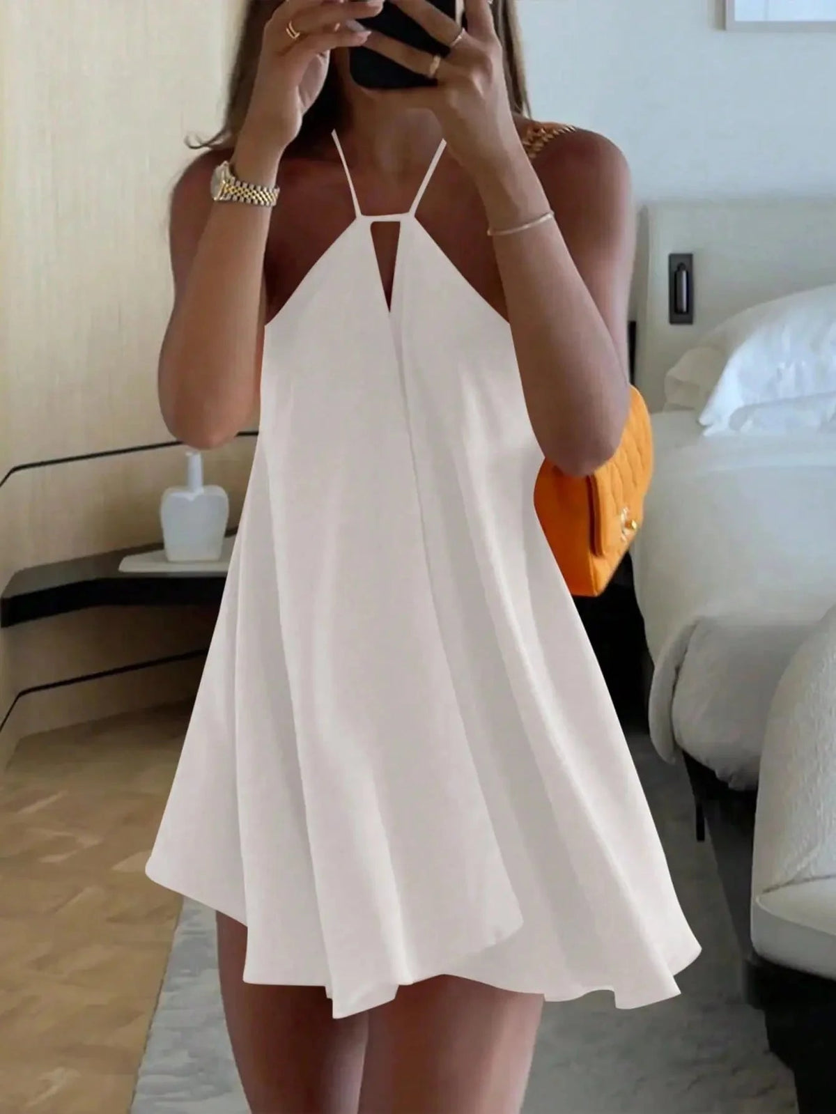 SOKYND Bernadette Off-Shoulder Hollow Out Summer Dress DressesSOKYND-917207-WHI-S-86679WhiteS