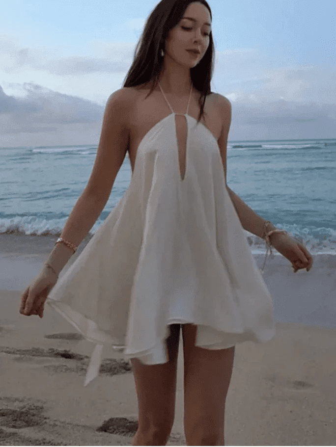 SOKYND Bernadette Off-Shoulder Hollow Out Summer Dress DressesSOKYND-917207-WHI-S-86679WhiteS