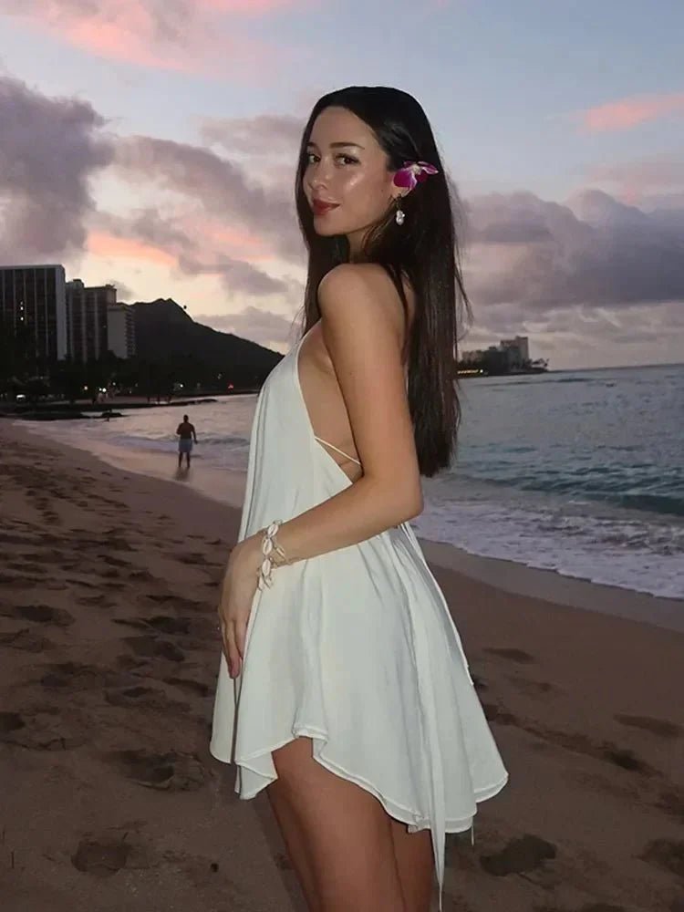 SOKYND Bernadette Off-Shoulder Hollow Out Summer Dress DressesSOKYND-917207-WHI-S-86679WhiteS