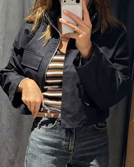 Bridget Slouchy Cropped Jacket