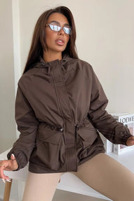 Veste imperméable à capuche Camila