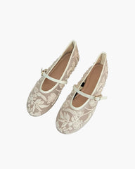 Ballerines Christine en maille perlée