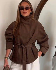 Trench Clara en suédine
