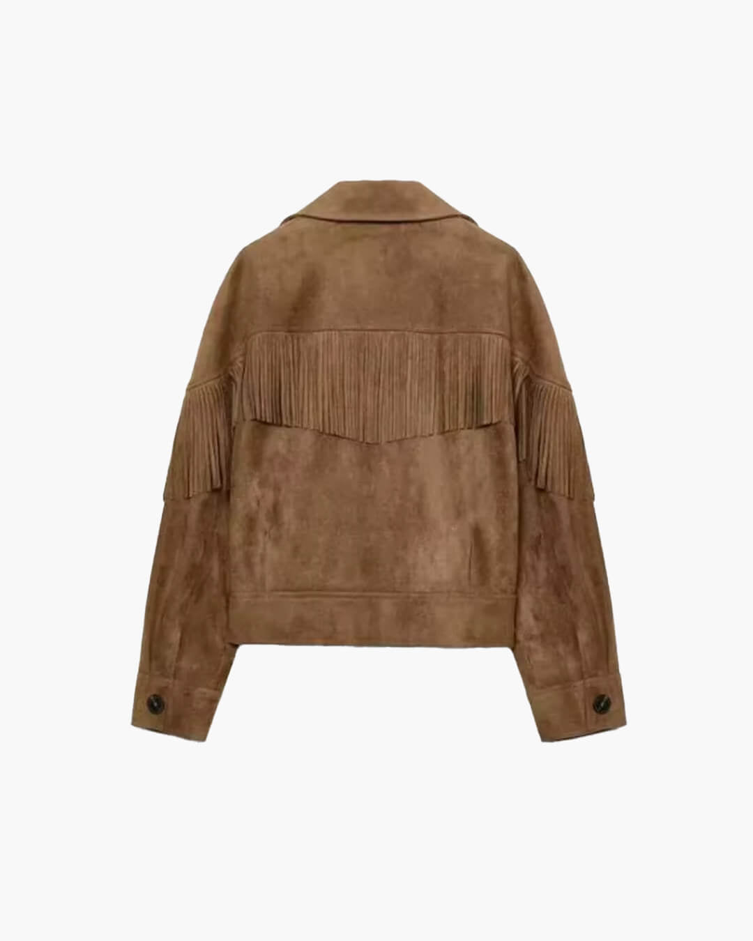 SOKYND Denise Faux Suede Lapel Cropped Jacket JacketSOKYND-611095-M-OS-87063M