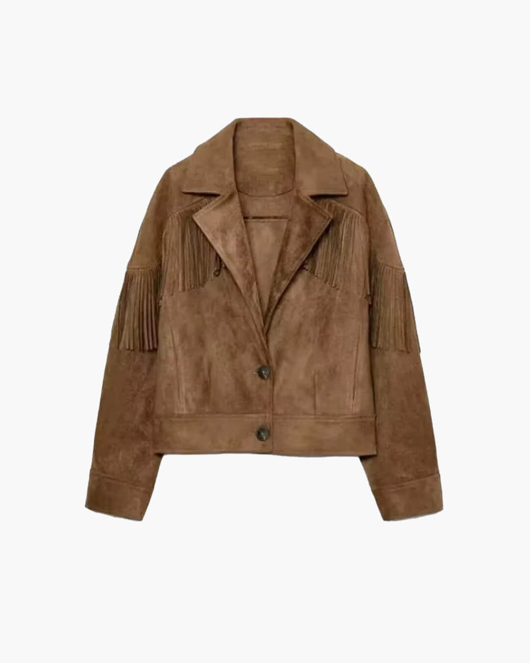 SOKYND Denise Faux Suede Lapel Cropped Jacket JacketSOKYND-611095-XS-OS-21527XS