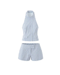 Ensemble Mini-Jupe Rayée Ella