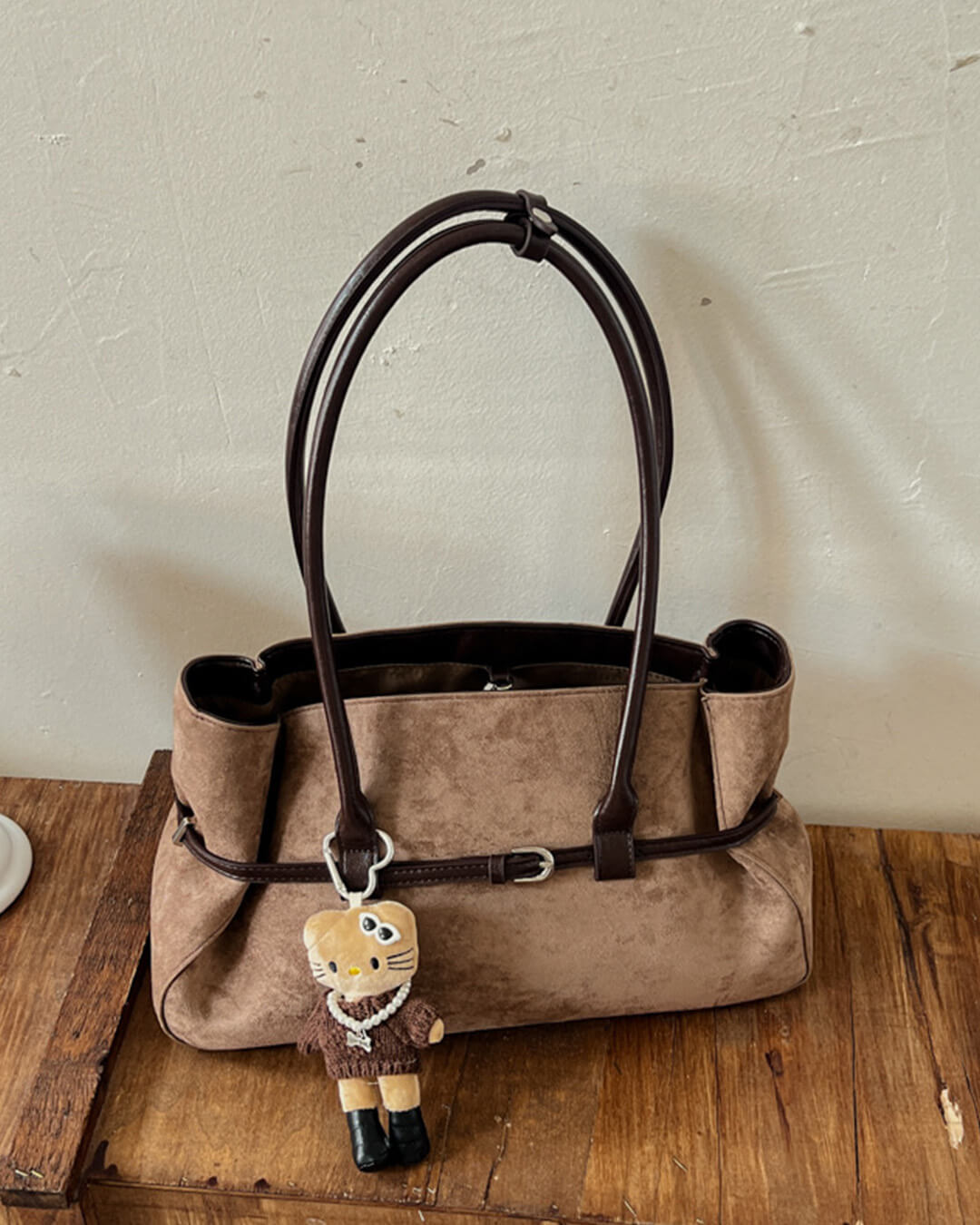 SOKYND Ellie Belted Tote Bag BagSOKYND-748695-BRO-OS-05815Brown
