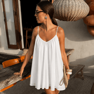 Robe courte fluide Emery à bretelles spaghetti