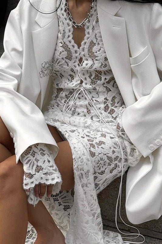 SOKYND Emma Lace V-Neck Split Maxi Dress DressSOKYND-302551-WHI-S-46903WhiteS