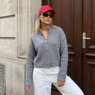 Esther Cardigan tricot à double zip