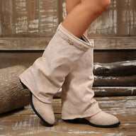 Bottes montantes Esther en simil-suède