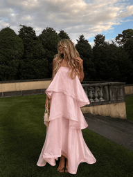 Fallon Robe Maxi à Volants Superposés