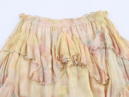 SOKYND Hannah Tiered Boho Maxi Skirt SkirtSOKYND-910295-S-OS-42007S
