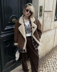 Blouson moto Jane en similicuir