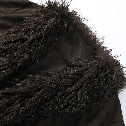 SOKYND Jedda Plush Faux Fur Coat Coats & Jacketspj1767625273826930229BrownL